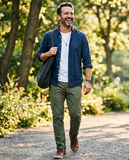 Ranní procházka jako součást pohybové rutiny